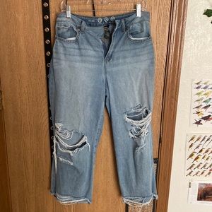 Rewash distressed jeans